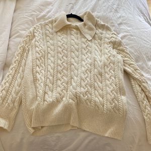 Free People Collared Sweater